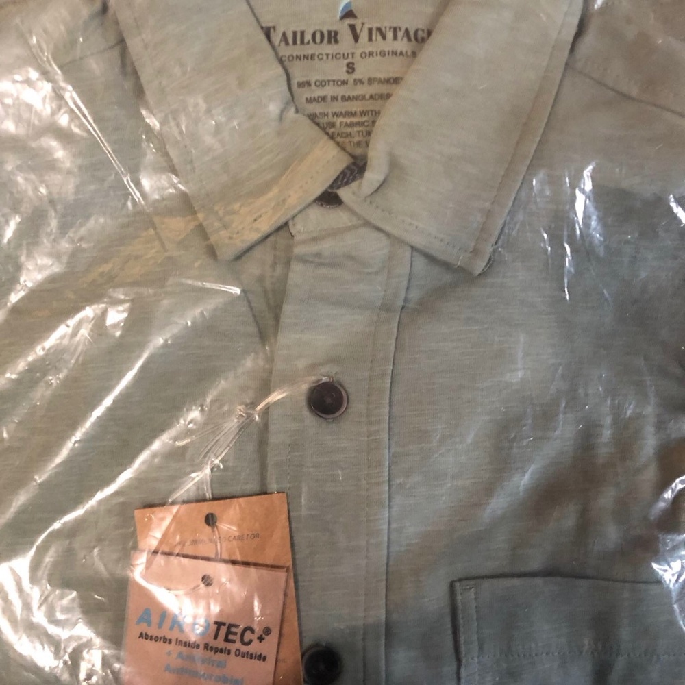 Tailor Vintage Men’s long sleeve button shirt - Picture 3 of 4